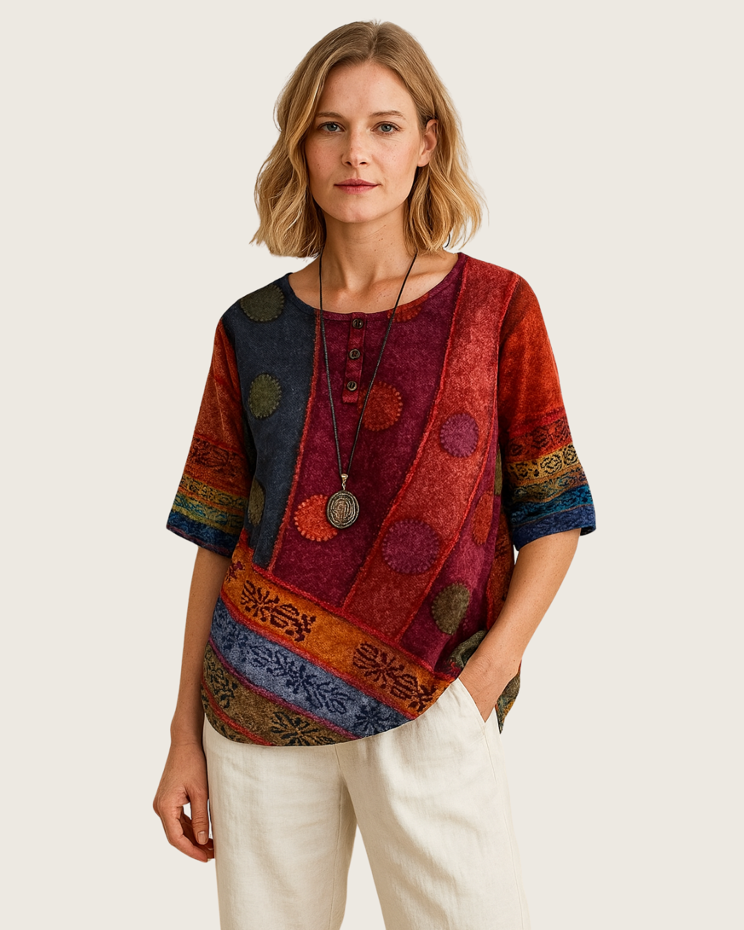 Majken | Kunsttryk Bluse