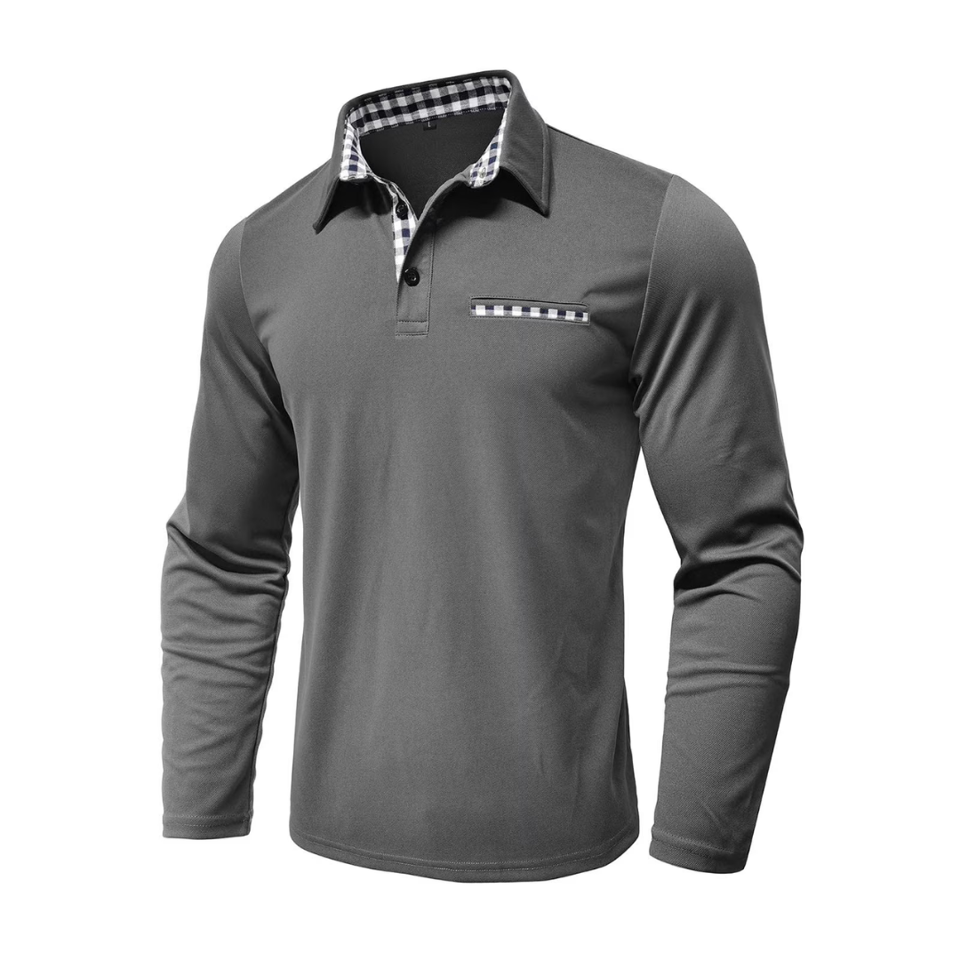 Magnus | Klassisk langærmet polo