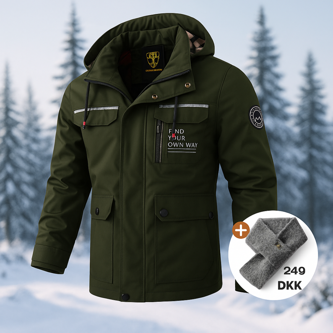 Lauge | Nordisk vinterjakke + gratis halstørklæde