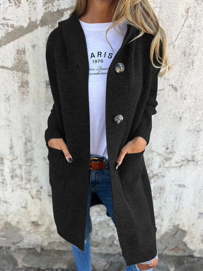 Elna | Blød strikcardigan med knapper