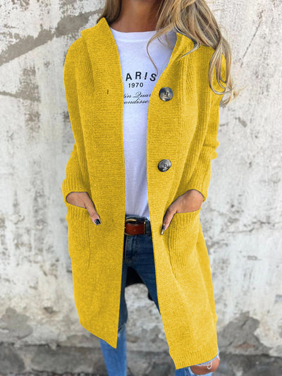 Elna | Blød strikcardigan med knapper
