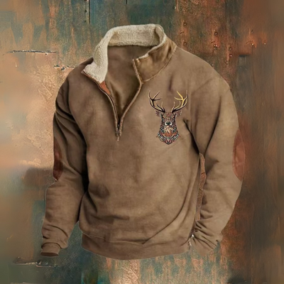 Nordvane™ | Halv-zip trøje med sherpa-krave