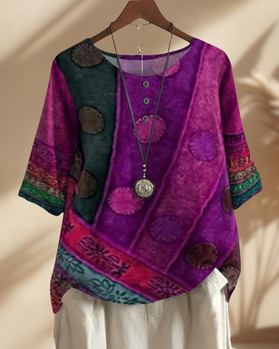 Majken | Kunsttryk Bluse