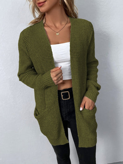 Melona | Let strikjakke i uld