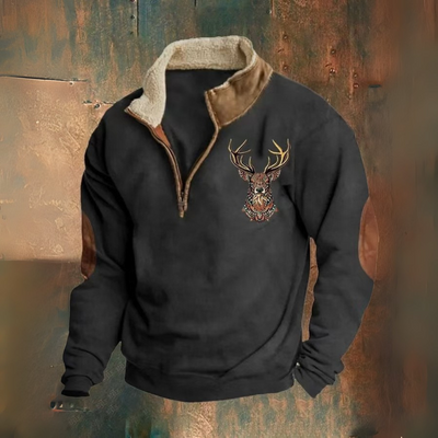 Nordvane™ | Halv-zip trøje med sherpa-krave