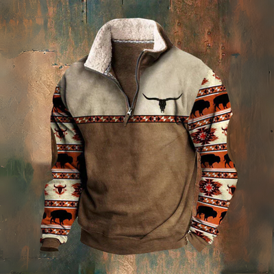 Levi™ | Klassisk zip-trøje med vintage-stil