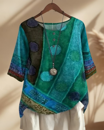 Majken | Kunsttryk Bluse