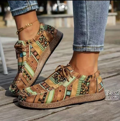 Tilda | Komfortable sneakers med mønster