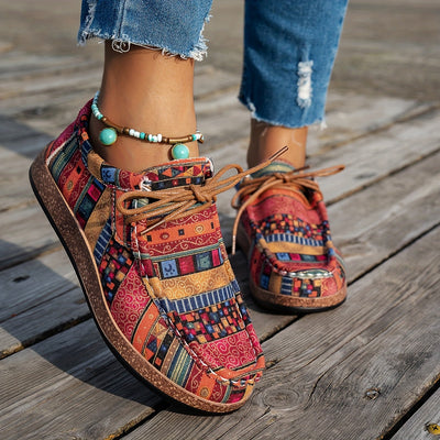 Tilda | Komfortable sneakers med mønster
