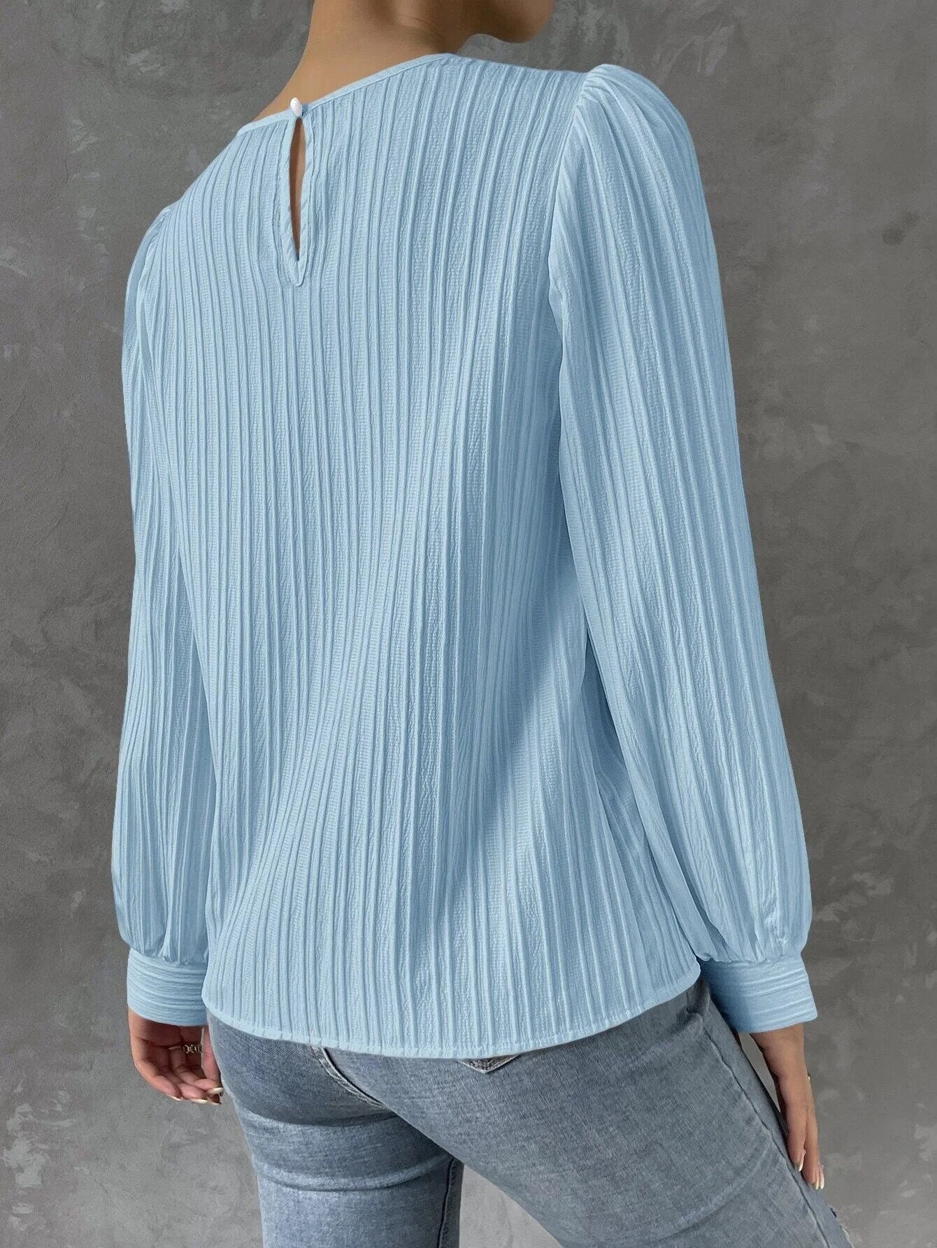 Élodie | Elegant Plisseret Bluse