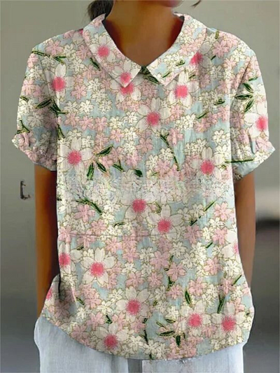 Martha | Blomstret Skjorte