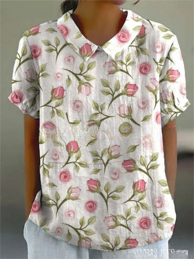 Martha | Blomstret Skjorte