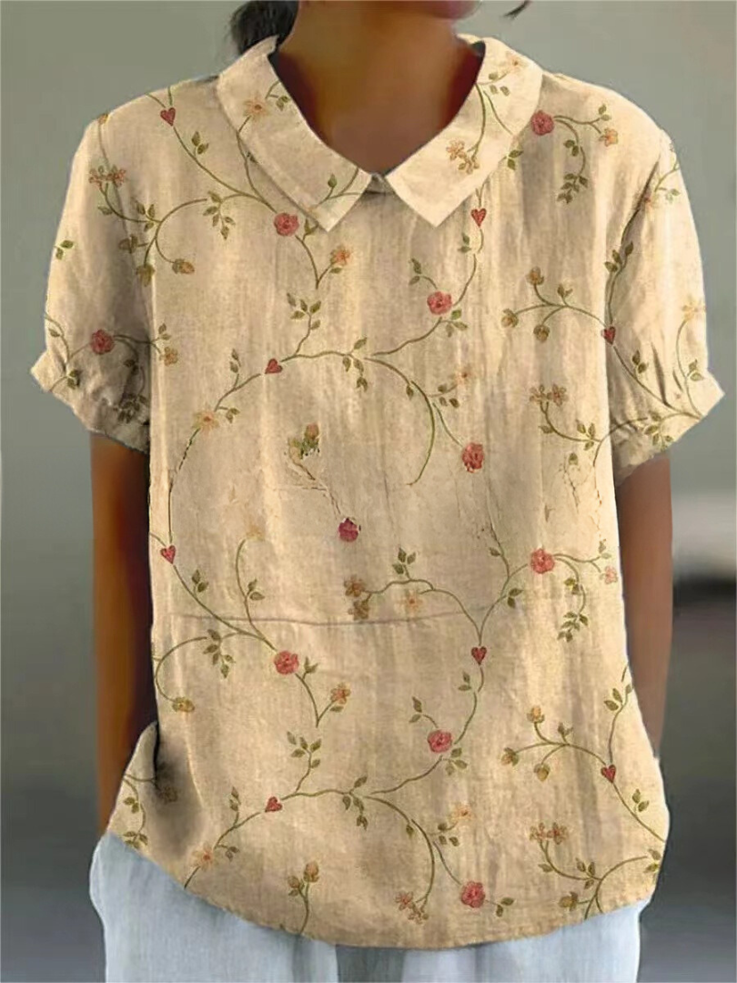 Martha | Blomstret Skjorte