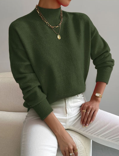 Ingrid | Elegant højhalset strik