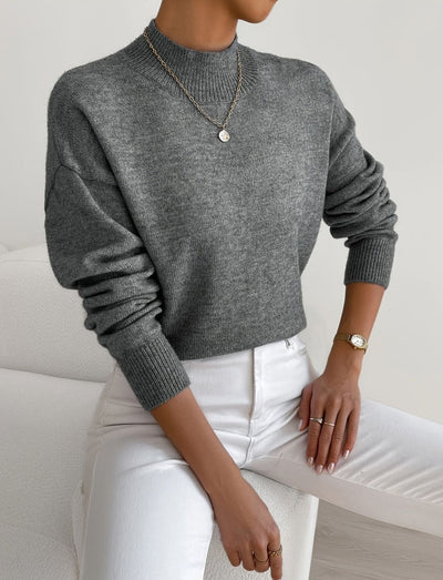 Ingrid | Elegant højhalset strik