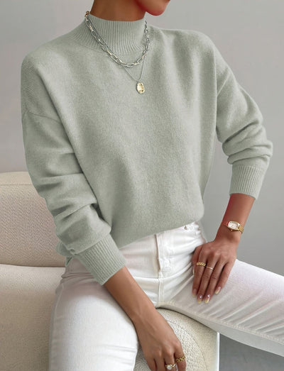 Ingrid | Elegant højhalset strik