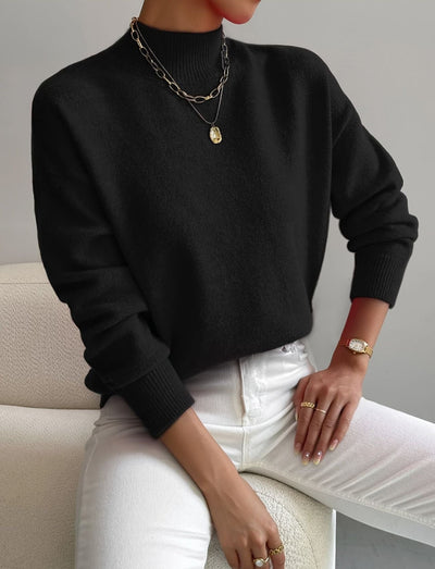 Ingrid | Elegant højhalset strik