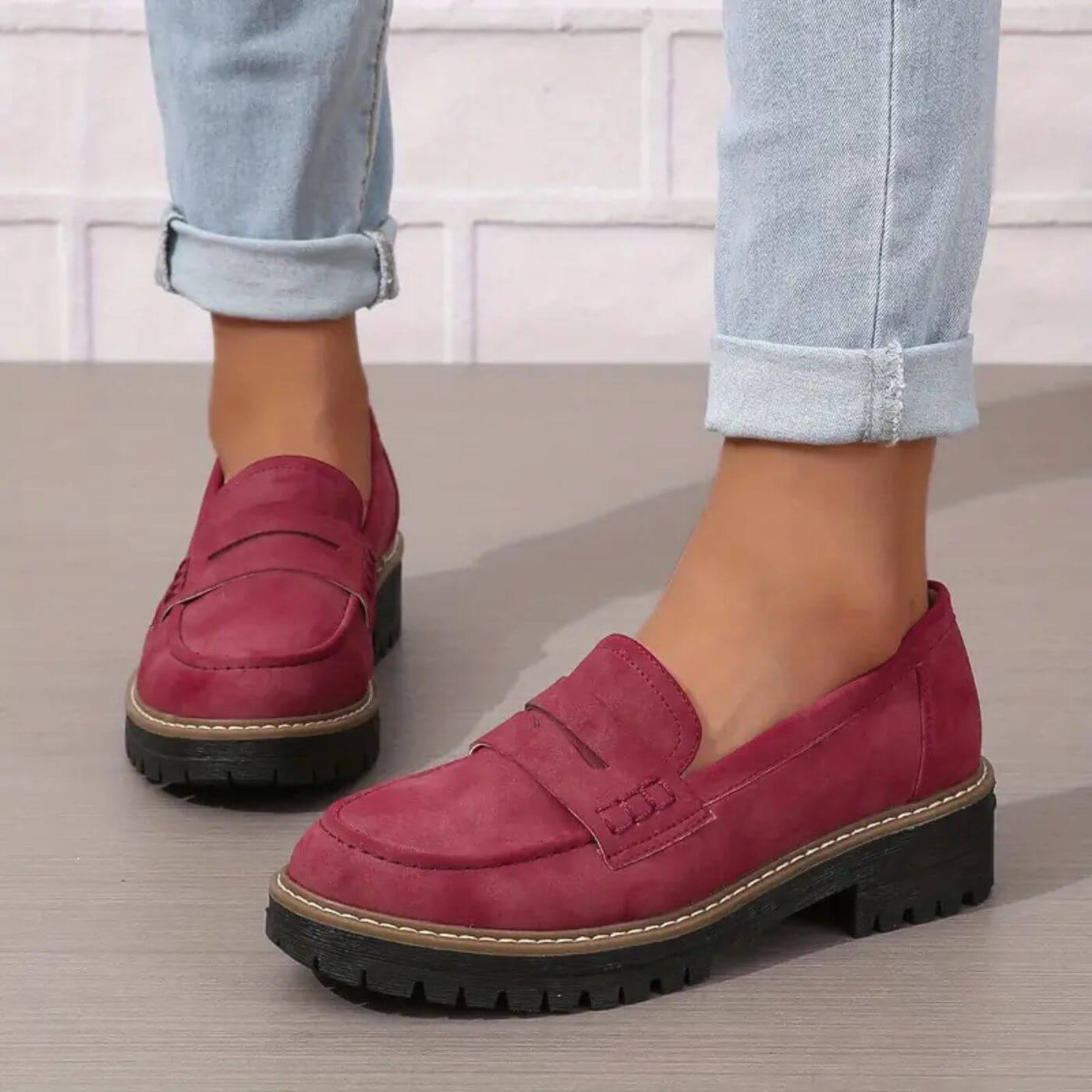 Madelin | Bløde loafers med støtte