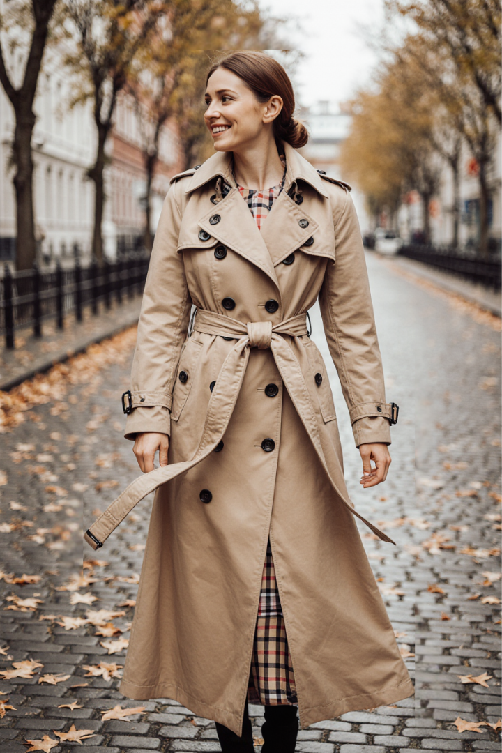 Alba | Tidløs trenchcoat