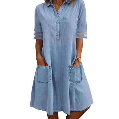 Mette | Denim Letvægtskjole