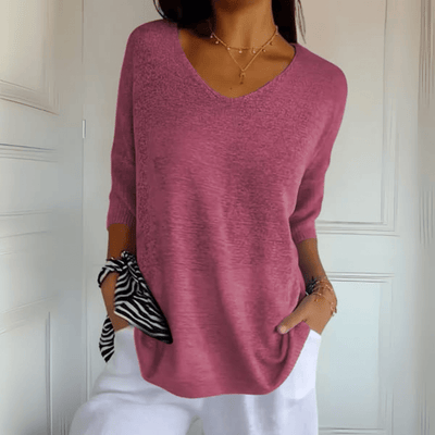 Anna | Strikket V-hals top