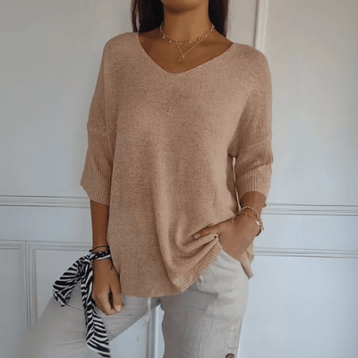 Anna | Strikket V-hals top