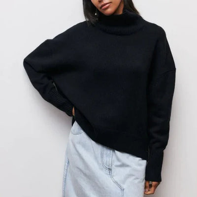 Mia | Oversize trøje med krave