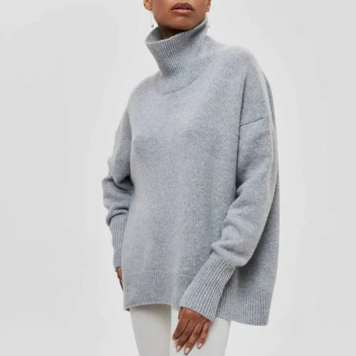Mia | Oversize trøje med krave