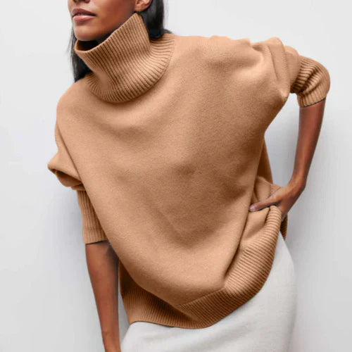 Mia | Oversize trøje med krave