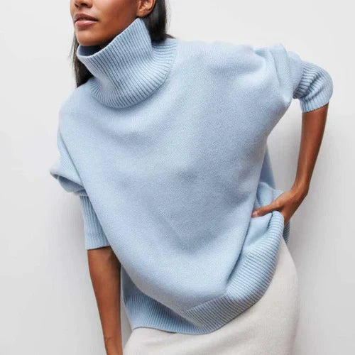 Mia | Oversize trøje med krave